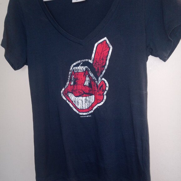 MLB Cleveland Indians Nostalgic Women's Top - Picture 10 of 14